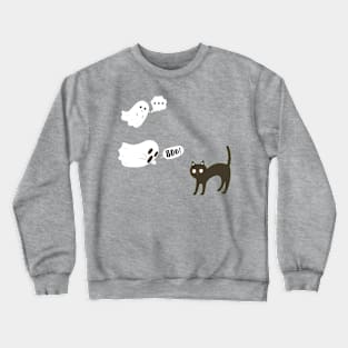 Ghosts and Cat Crewneck Sweatshirt